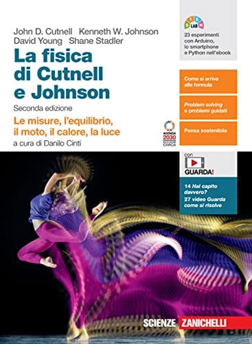 FISICA DI CUTNELL E JOHNSON (LA) 2ED. - VOLUME UNICO (LDM) - copertina