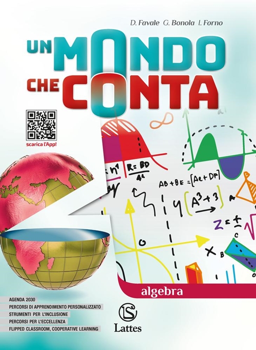 UN MONDO CHE CONTA ALGEBRA+QUAD. OPERATIVO 3+GEOMETRIA C - copertina